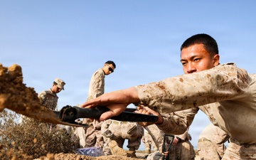 Marines and Sailors with FASTCENT, Saudi marines, participate in exercise Indigo Defender 26