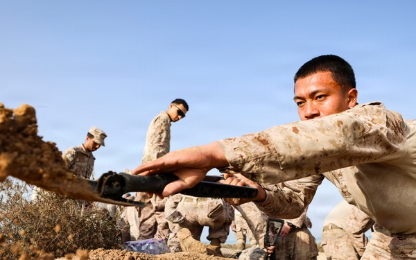 Marines and Sailors with FASTCENT, Saudi marines, participate in exercise Indigo Defender 26