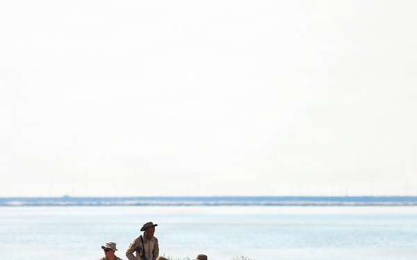 Marines and Sailors with FASTCENT, Saudi marines, participate in exercise Indigo Defender 26