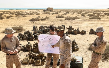 Marines and Sailors with FASTCENT, Saudi marines, participate in exercise Indigo Defender 26