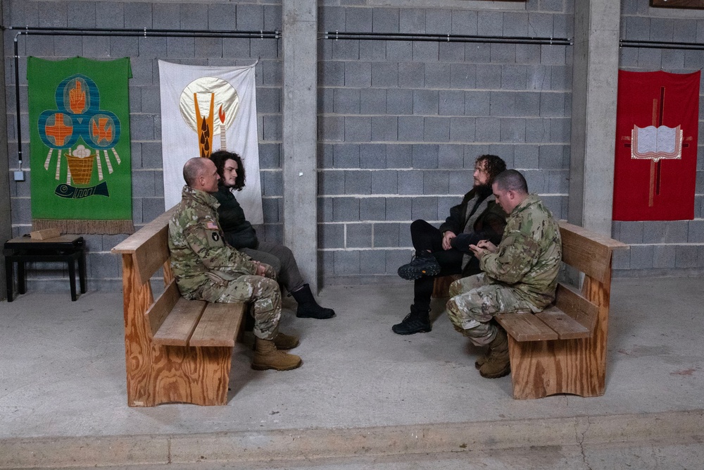 Task Force Gator Religious Support Team conducts religious leader engagement during JMRC 2026