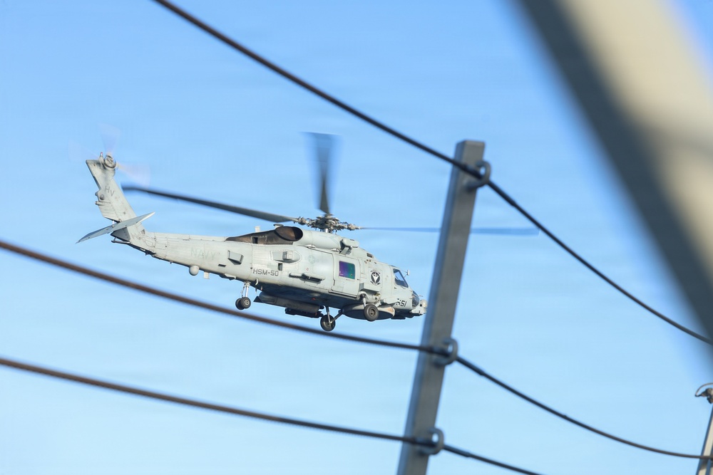 USS Thomas Hudner (DDG 116) Flight Operations