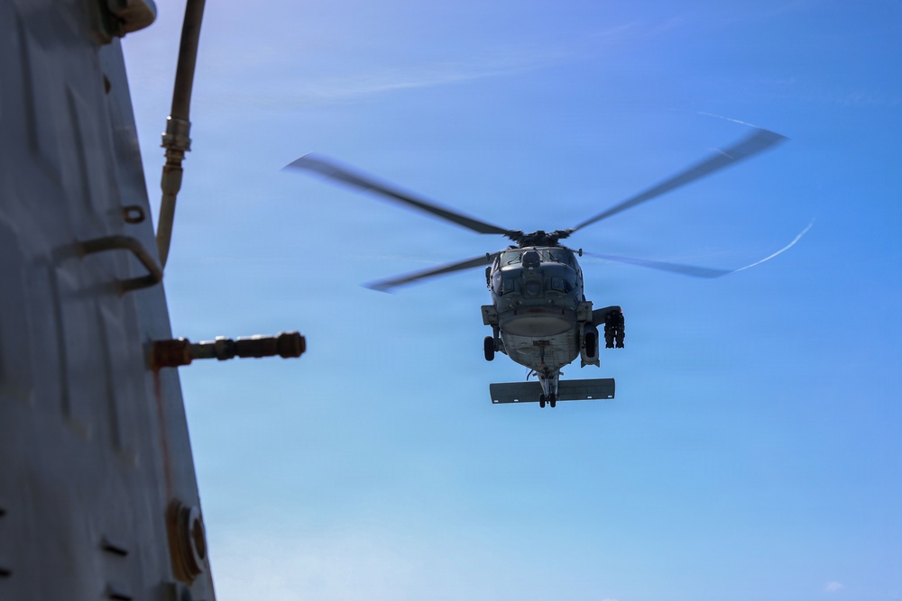 USS Thomas Hudner (DDG 116) Flight Operations