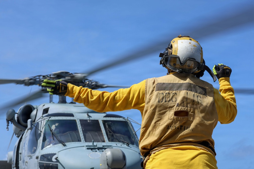 USS Thomas Hudner (DDG 116) Flight Operations