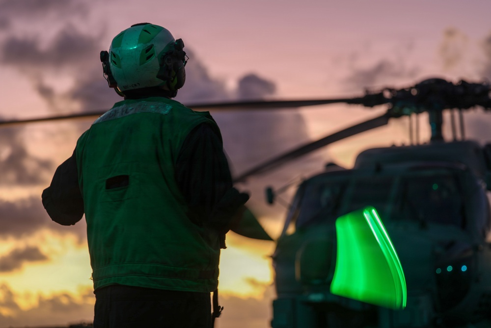 USS Thomas Hudner (DDG 116) Flight Operations