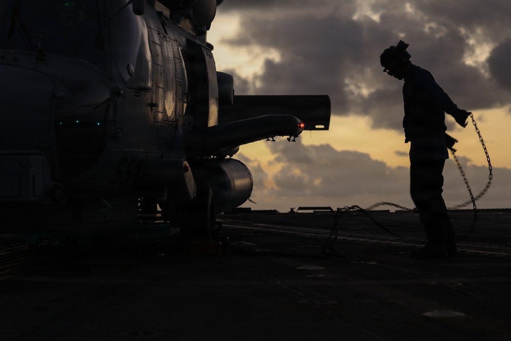 USS Thomas Hudner (DDG 116) Flight Operations