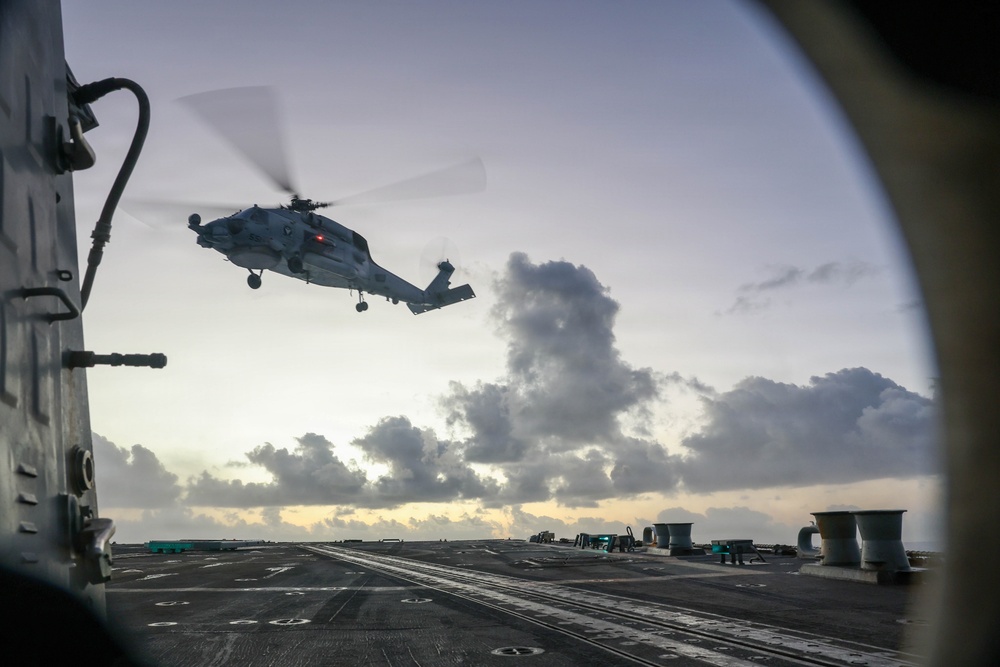 USS Thomas Hudner (DDG 116) Flight Operations