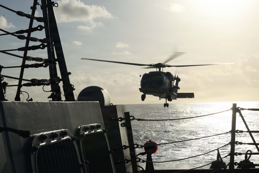 USS Thomas Hudner (DDG 116) Flight Operations