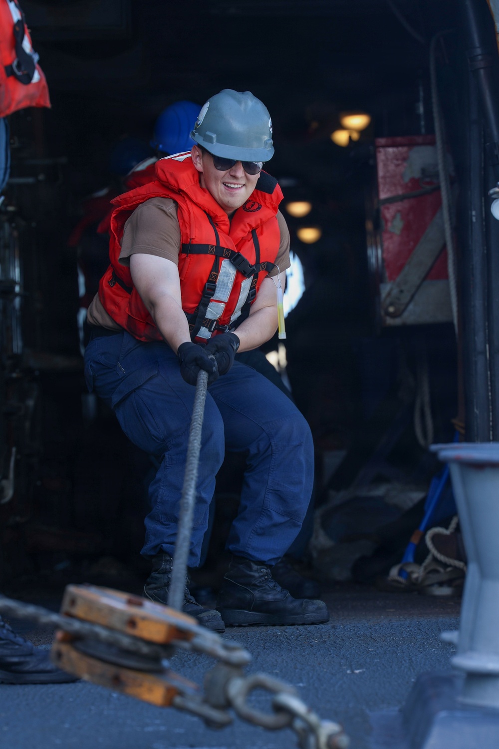 USS Thomas Hudner (DDG 116) Replenishment-at-Sea