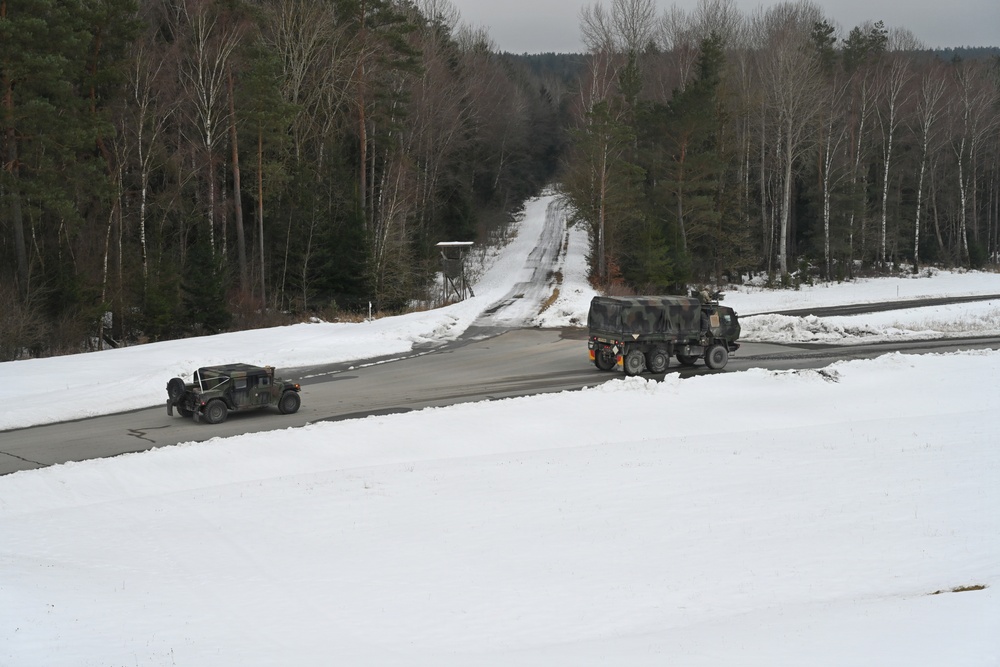 41st Field Artillery Brigade Convoy Protection Platform Gunnery Exercise