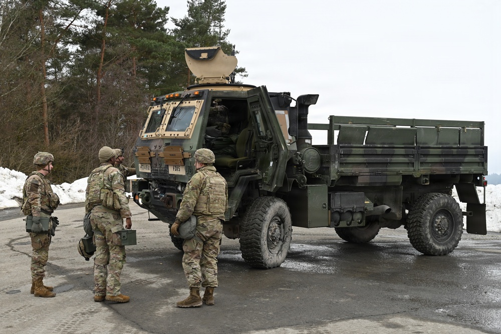41st Field Artillery Brigade Convoy Protection Platform Gunnery Exercise