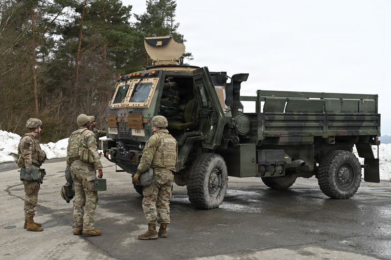 41st Field Artillery Brigade Convoy Protection Platform Gunnery Exercise