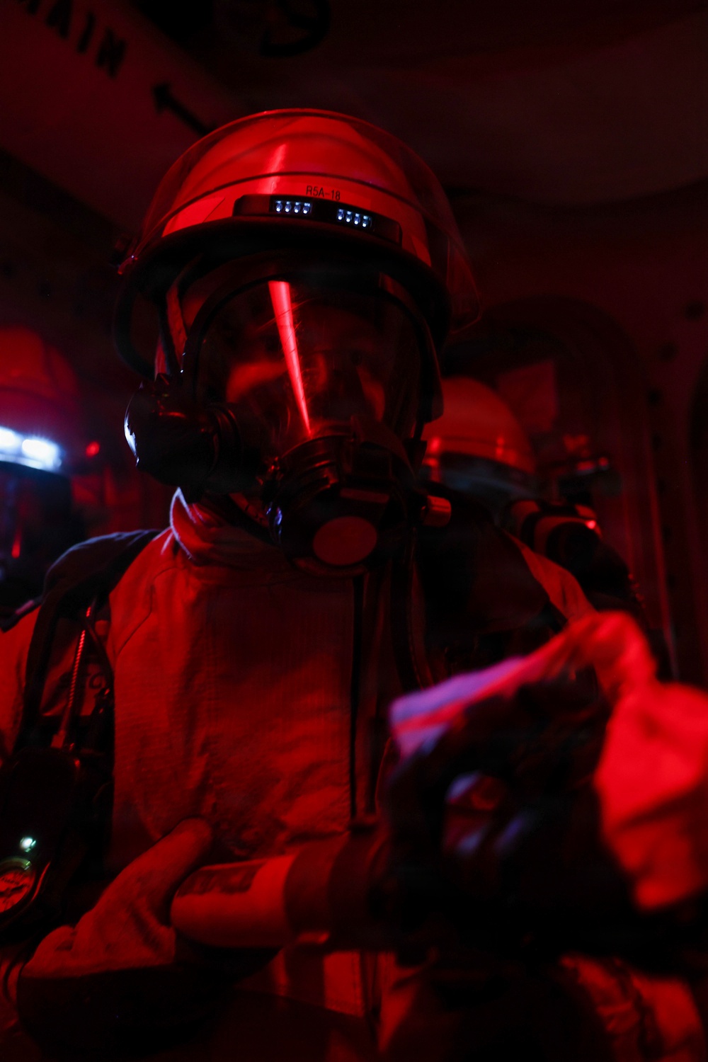 USS Thomas Hudner (DDG 116) Fire Drill