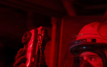 USS Thomas Hudner (DDG 116) Fire Drill