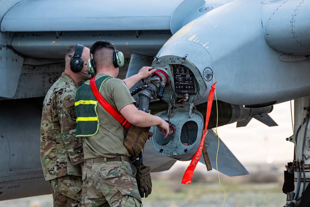 U.S. Air Force 75th Mission Generation Force Element Perform ICT, Hot-Pit Refueling Operations
