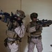 U.S. Marines with FAST Company Europe conduct live sim close quarter battle training