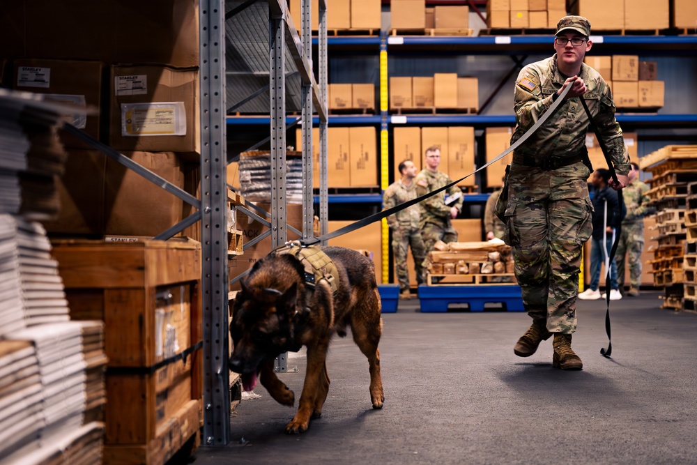 86 SFS, 100 MP conquer substance detection training at Ramstein AB