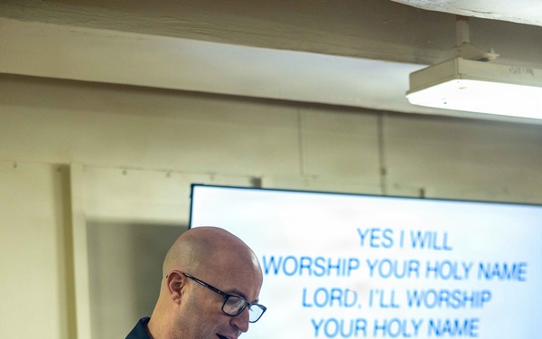 John F. Kennedy's First Church Service Underway