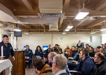 John F. Kennedy's First Church Service Underway