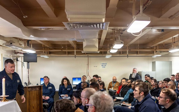 John F. Kennedy's First Church Service Underway