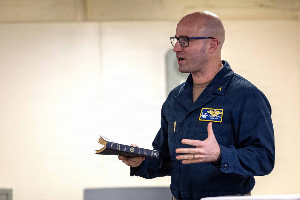 John F. Kennedy's First Church Service Underway