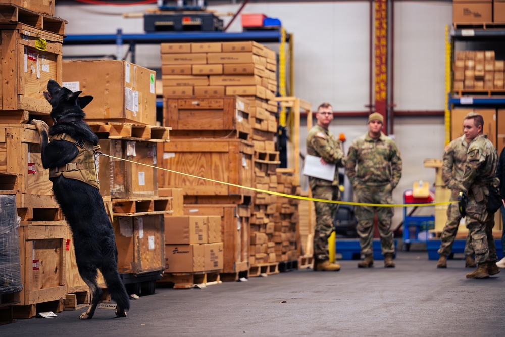 86 SFS, 100 MP conquer substance detection training at Ramstein AB