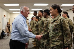 Airmen and Soldiers strengthen Fort Lee commissary recovery after winter storm