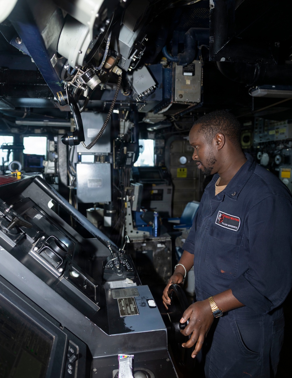 USS Bulkeley Sailors stand watch during flight quarters, Feb. 2, 2026