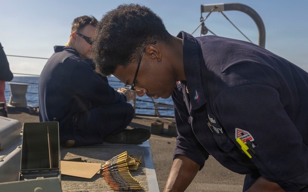 SS Bulkeley (DDG 84) performs a live-fire exercise in the Mediterranean Sea, Feb. 3, 2026