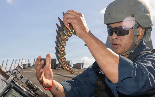 USS Bulkeley (DDG 84) performs a live-fire exercise in the Mediterranean Sea, Feb. 3, 2026