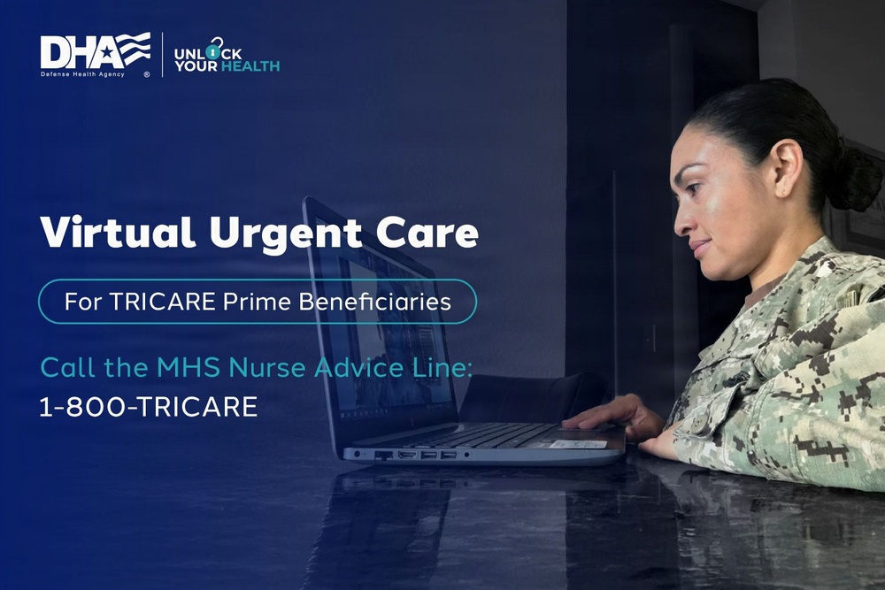 New virtual urgent care option for TRICARE Prime beneficiaries in the US