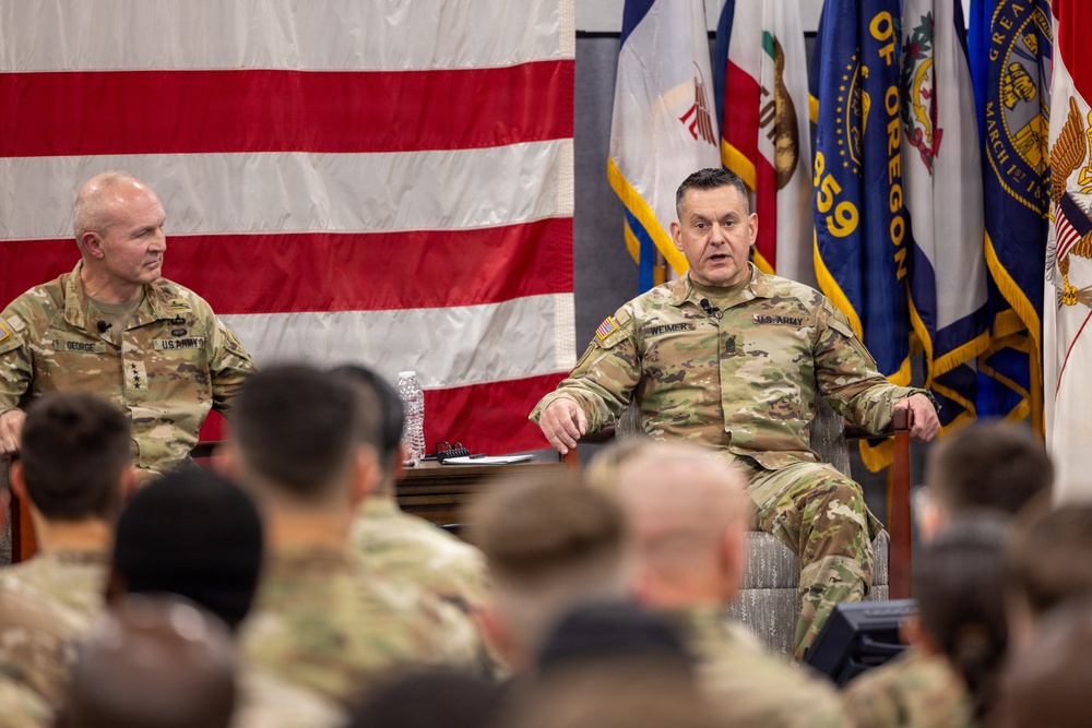 Secretary of the Army, the Chief of Staff of the Army, and the Sergeant Major of the Army visit 10th Mountain Division