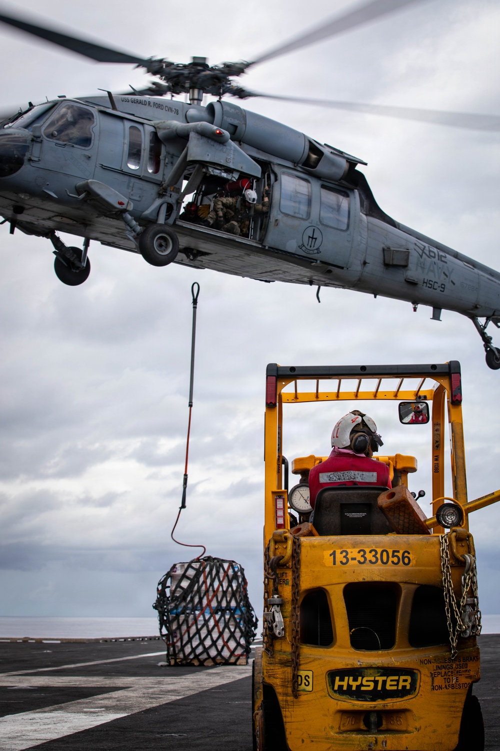 USS Gerald R. Ford (CVN 78) Replenishment-at-Sea Operations