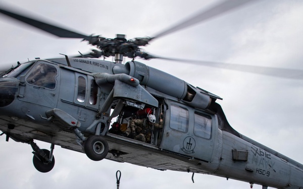 USS Gerald R. Ford (CVN 78) Replenishment-at-Sea Operations