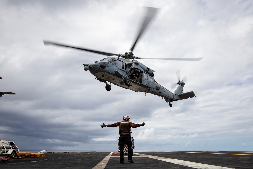 USS Gerald R. Ford (CVN 78) Replenishment-at-Sea Operations