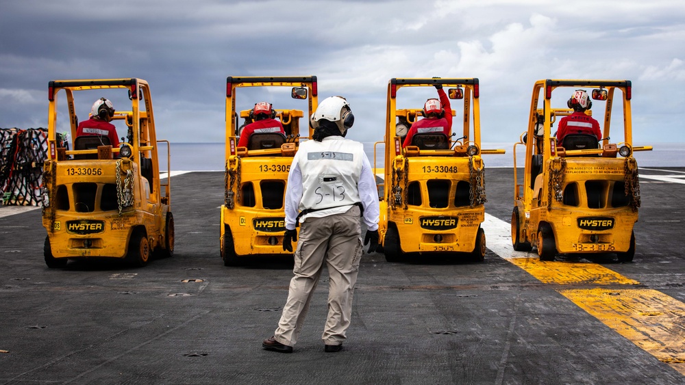USS Gerald R. Ford (CVN 78) Replenishment-at-Sea Operations
