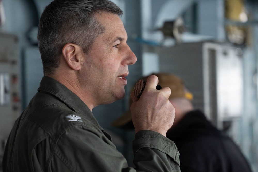 John F. Kennedy Conducts High-Speed Turns During Builder's Trials