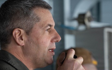 John F. Kennedy Conducts High-Speed Turns During Builder's Trials