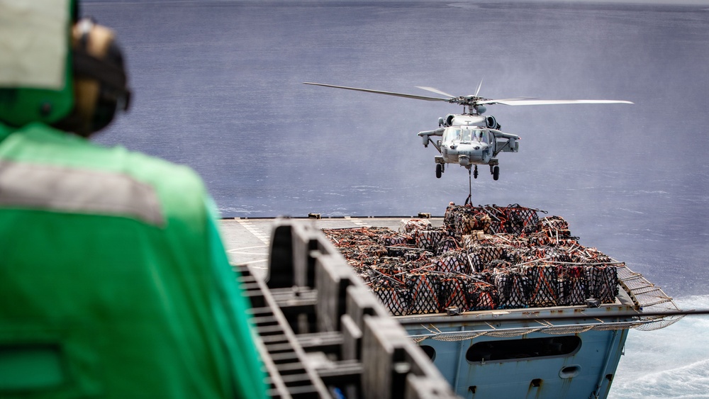 USS Gerald R. Ford (CVN 78) Replenishment-at-Sea Operations