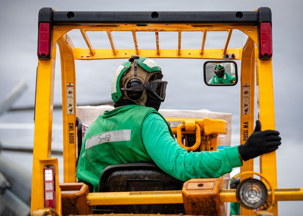 USS Gerald R. Ford (CVN 78) Replenishment-at-Sea Operations