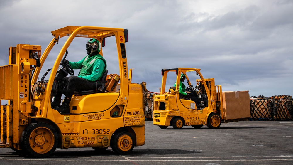 USS Gerald R. Ford (CVN 78) Replenishment-at-Sea Operations