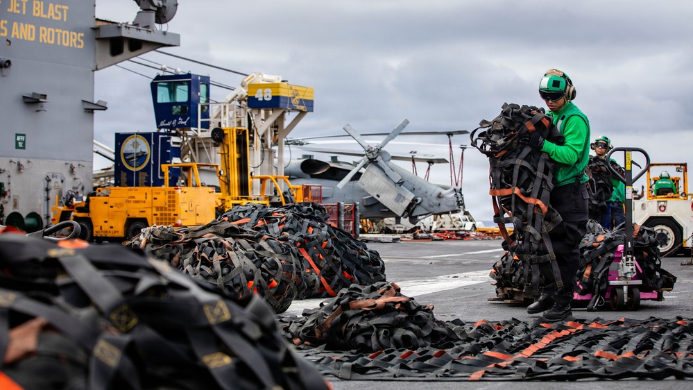 USS Gerald R. Ford (CVN 78) Replenishment-at-Sea Operations