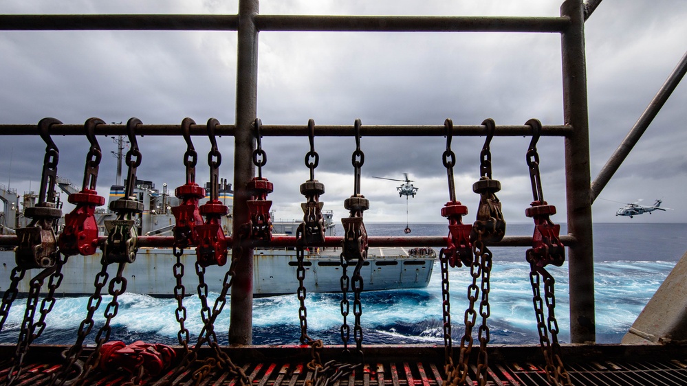 USS Gerald R. Ford (CVN 78) Replenishment-at-Sea Operations