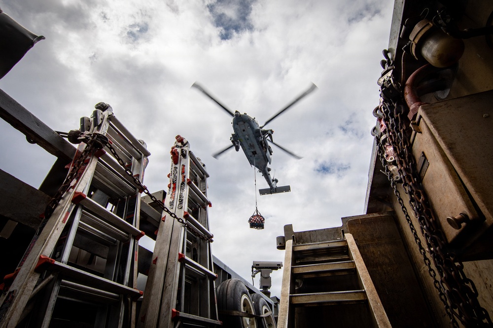 USS Gerald R. Ford (CVN 78) Replenishment-at-Sea Operations