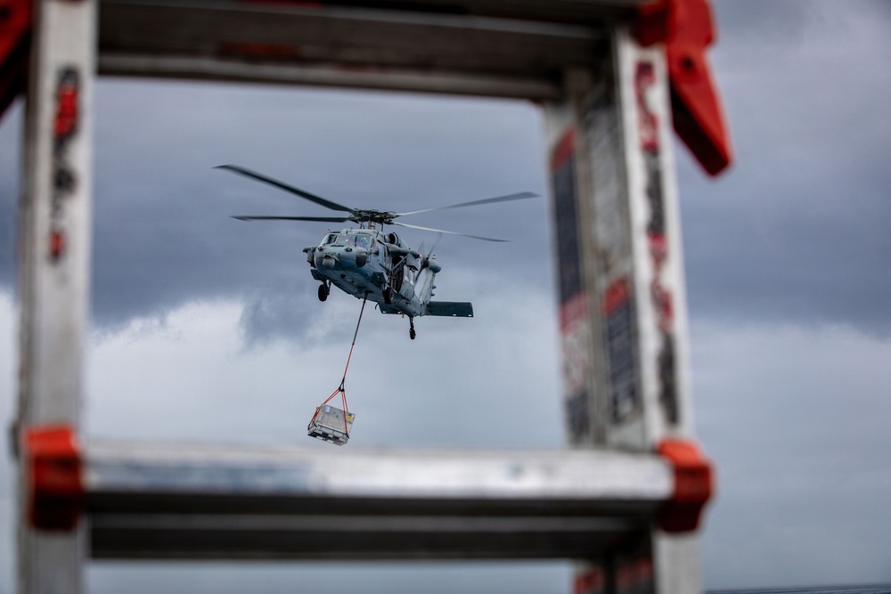 USS Gerald R. Ford (CVN 78) Replenishment-at-Sea Operations