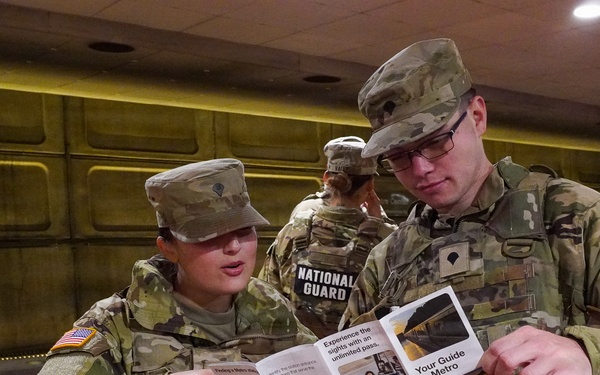 Florida National Guard Patrol Metro Center Station