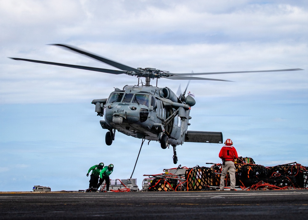USS Gerald R. Ford (CVN 78) Replenishment-at-Sea Operations