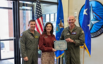 Lt. Gen. Clark Quinn Acknowledges Personnel at Sheppard AFB