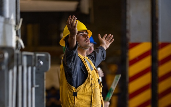 USS Gerald R. Ford (CVN 78) Replenishment-at-Sea