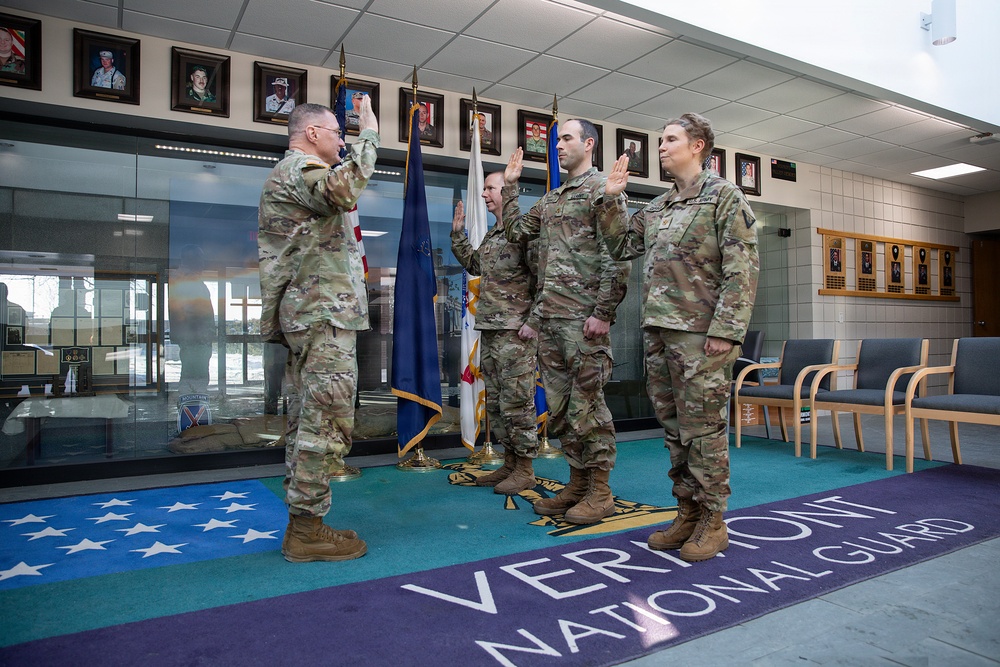 Three New Majors for Vermont’s Medical Readiness Detachment